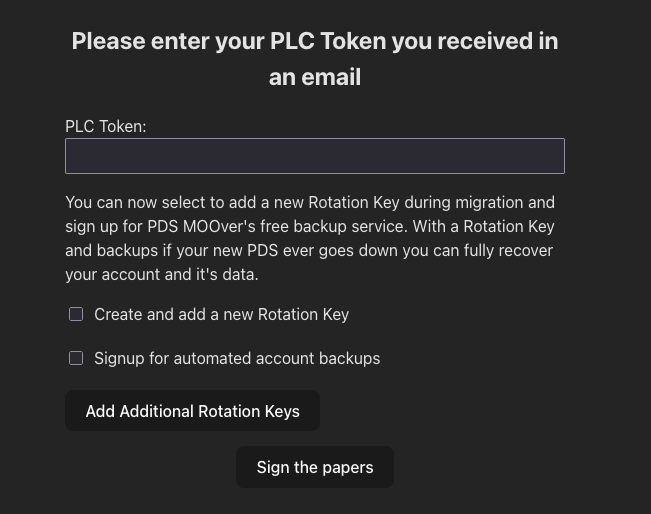 Sign the papers